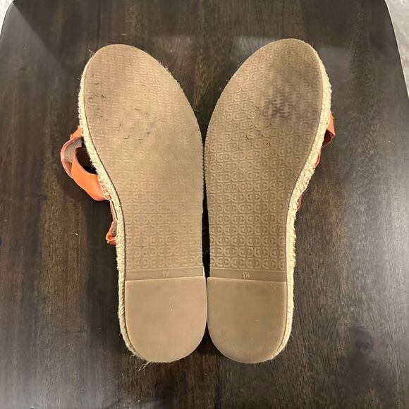 SAM EDELMAN AVERIE ORANGE ESPADRILLES SANDALS size 8.5 - Picture 7 of 7
